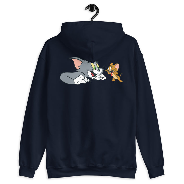 Crazy Tom and Jerry naughty Design Hoodie