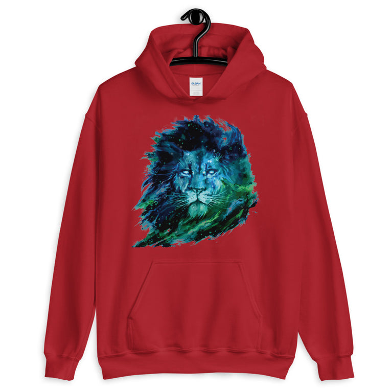 lion illustration elegant design hoodie by rocky apparels