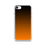 orange and black unique colored iPhone Case
