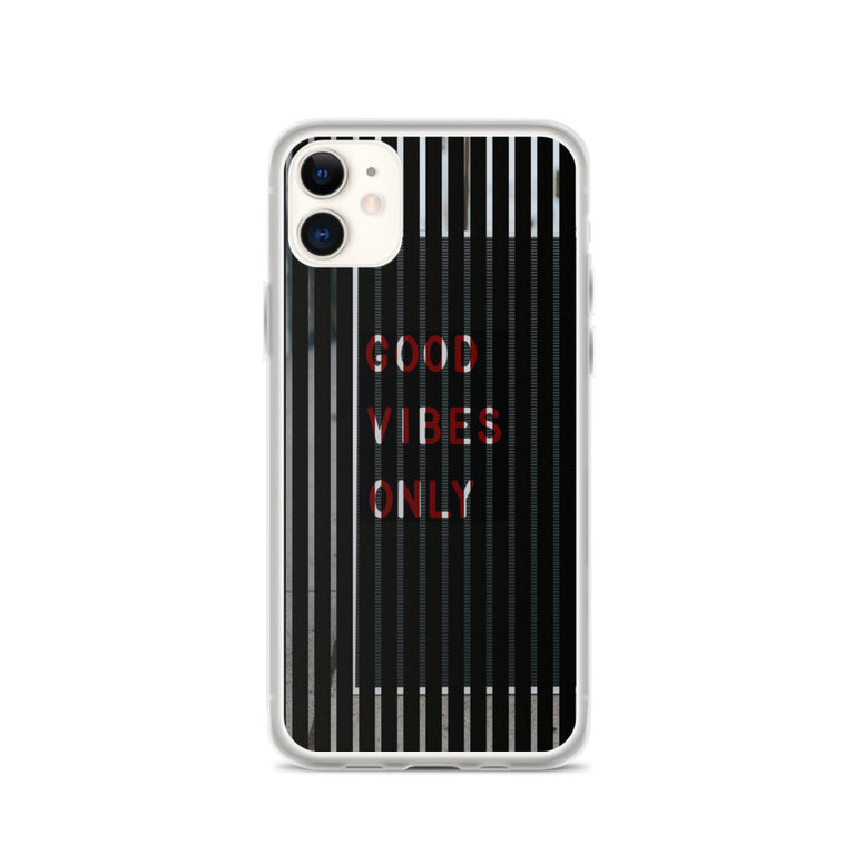 good vibes only premium quality iPhone Case