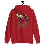 Ben in Action Elegant Hoodie Design