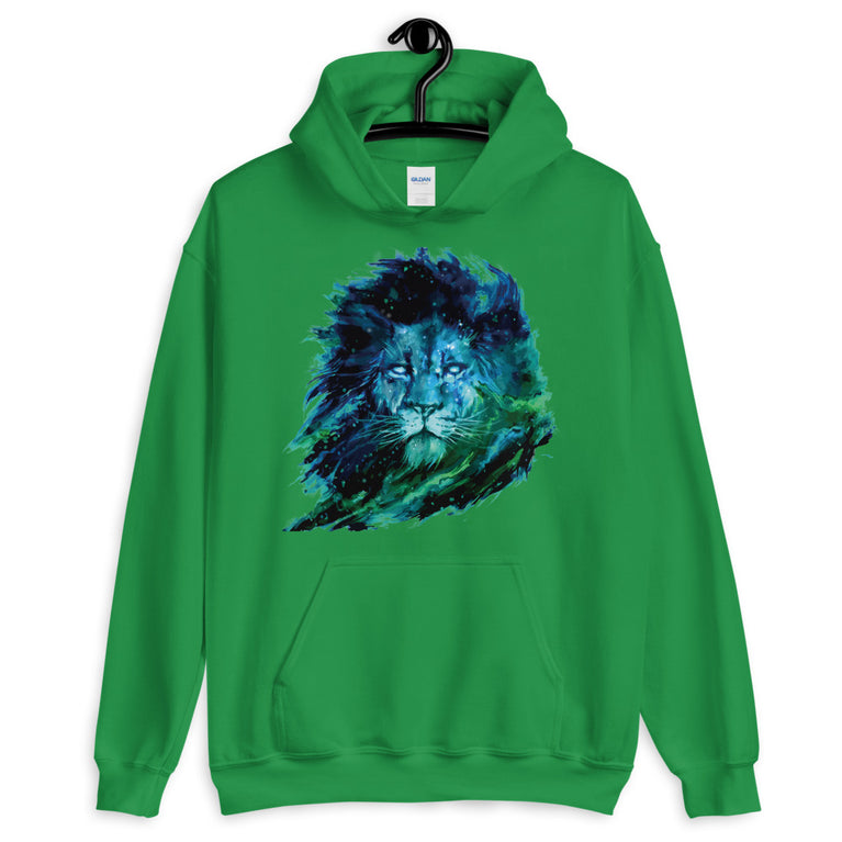 lion illustration elegant design hoodie by rocky apparels