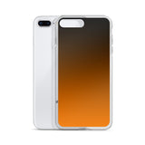 orange and black unique colored iPhone Case