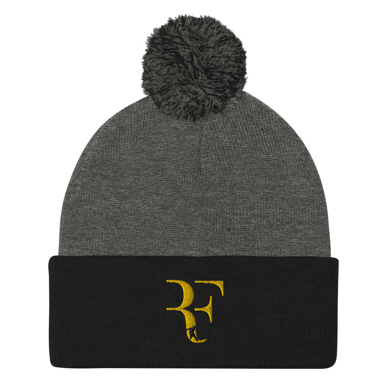 roger federer premium Pom-Pom Beanie by rocky apparels