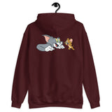 Crazy Tom and Jerry naughty Design Hoodie