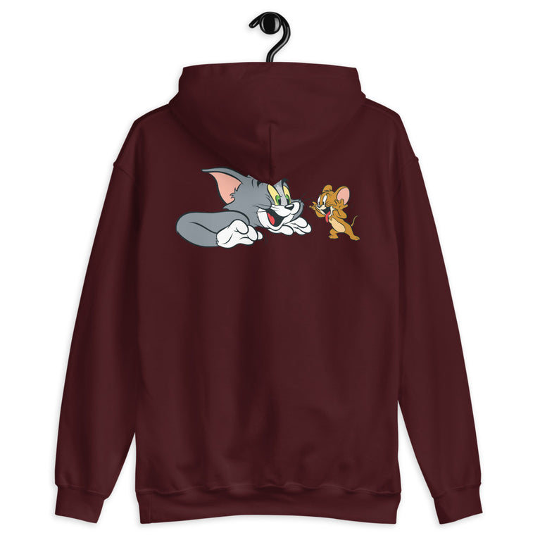 Crazy Tom and Jerry naughty Design Hoodie