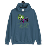 Ben in Action Elegant Hoodie Design