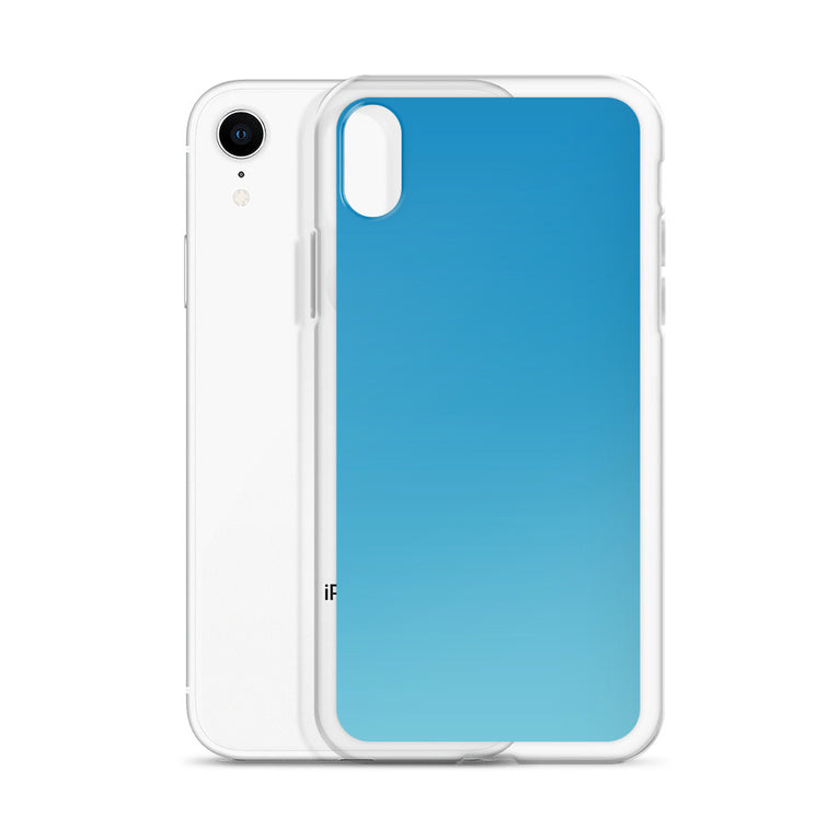 elegant blue colored iPhone Case