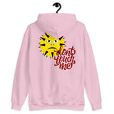 Don't touch me with angry face design hoodie