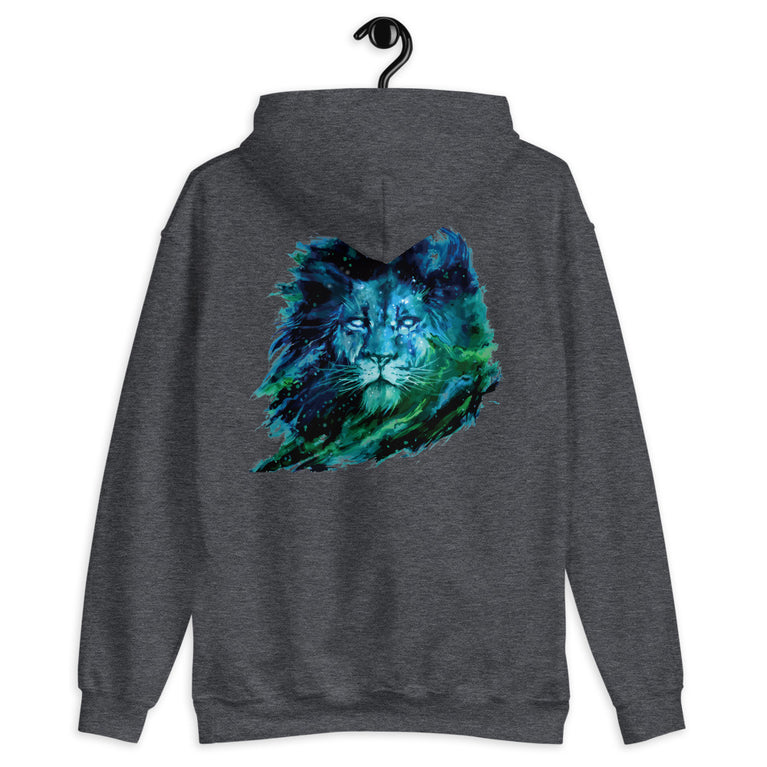 lion illustration elegant design hoodie by rocky apparels