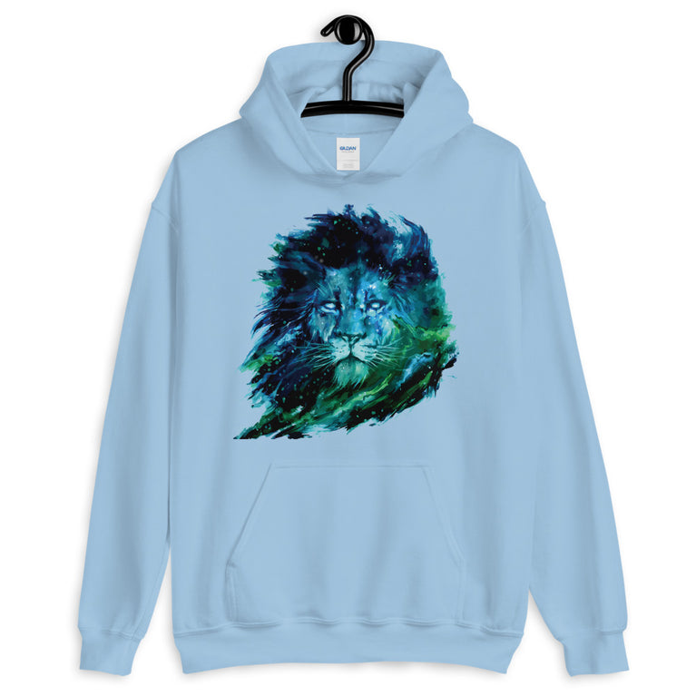 lion illustration elegant design hoodie by rocky apparels