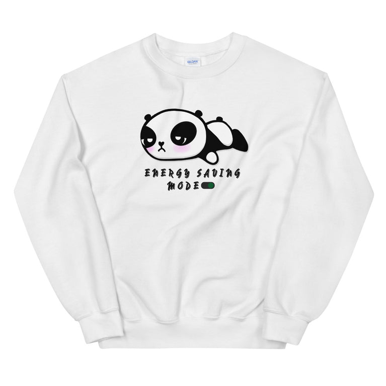 cute panda in energy saving mode Sweatshirt