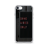 good vibes only premium quality iPhone Case