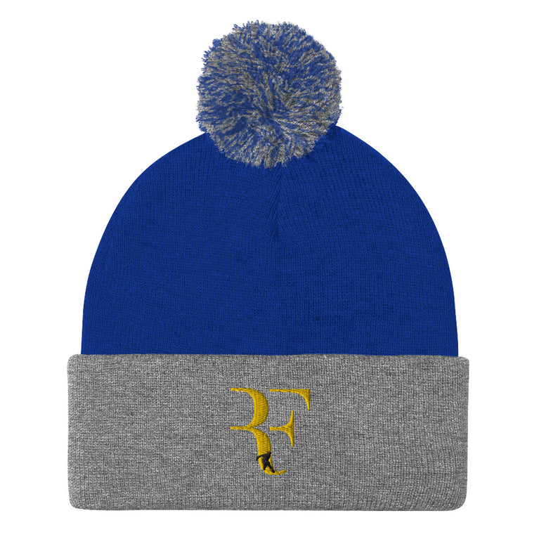 roger federer premium Pom-Pom Beanie by rocky apparels