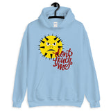 Don't touch me with angry face design hoodie