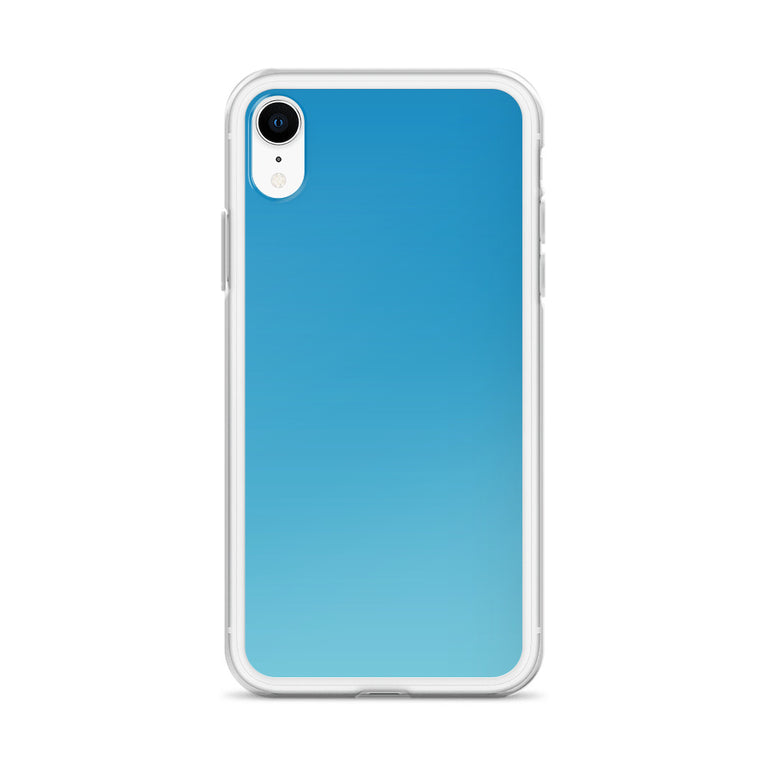 elegant blue colored iPhone Case