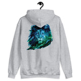 lion illustration elegant design hoodie by rocky apparels