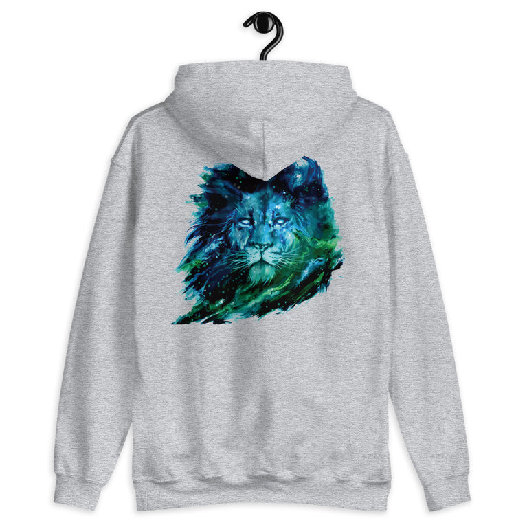 lion illustration elegant design hoodie by rocky apparels