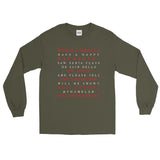 Christmas Men’s Long Sleeve Shirt by rocky apparels