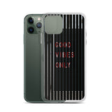 good vibes only premium quality iPhone Case