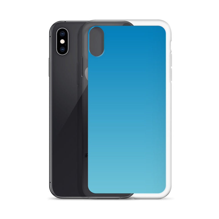 elegant blue colored iPhone Case