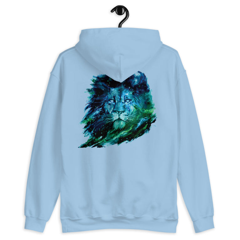 lion illustration elegant design hoodie by rocky apparels