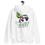 Ben in Action Elegant Hoodie Design