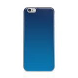 elegant gradient blue colored iPhone Case