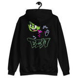 Ben in Action Elegant Hoodie Design