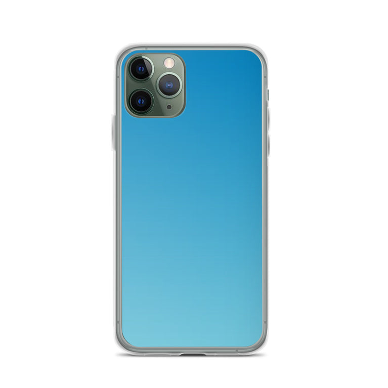 elegant blue colored iPhone Case
