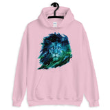 lion illustration elegant design hoodie by rocky apparels