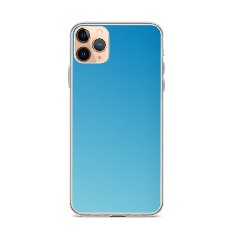 elegant blue colored iPhone Case
