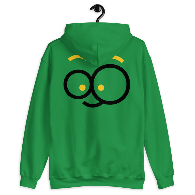 Cute Face shape Design Hoodie With Front and Back Design