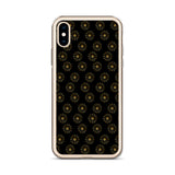 premium gold shape pattern iPhone Case by rocky apparels