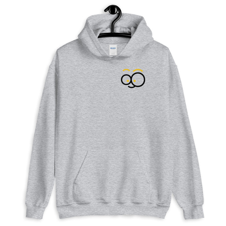 Cute Face shape Design Hoodie With Front and Back Design