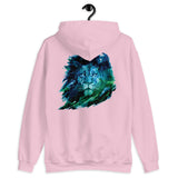 lion illustration elegant design hoodie by rocky apparels