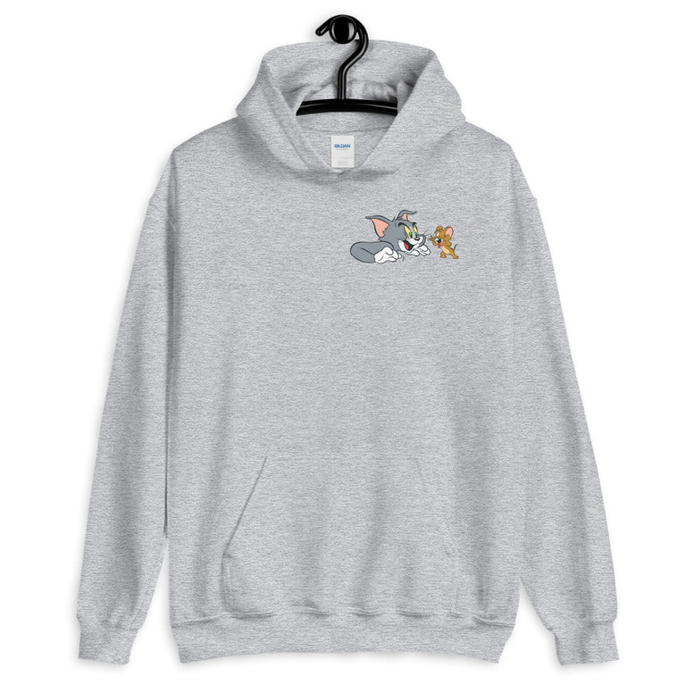 Crazy Tom and Jerry naughty Design Hoodie