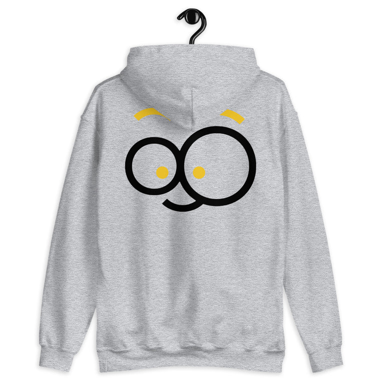 Cute Face shape Design Hoodie With Front and Back Design