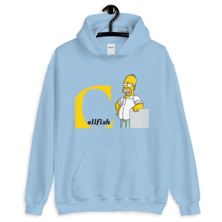 cellFish Eycatching design hoodie