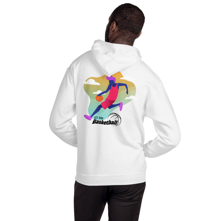 Lets Play Basketball Elegant Illustration Design Hoodie