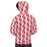 Unique Colored Pattern Hoodie by rocky apparels
