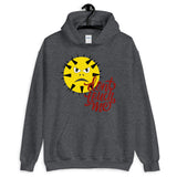 Don't touch me with angry face design hoodie