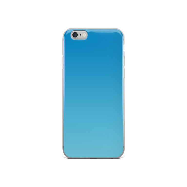 elegant blue colored iPhone Case