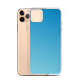 elegant blue colored iPhone Case