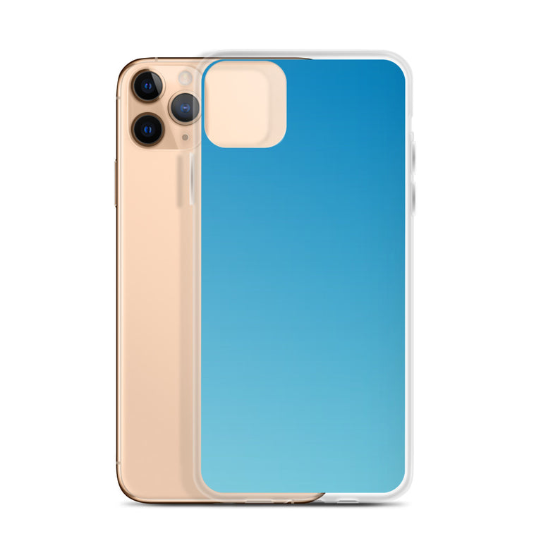 elegant blue colored iPhone Case