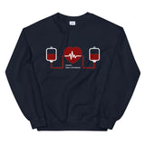 Message for the Blood Donation elegant Sweatshirt