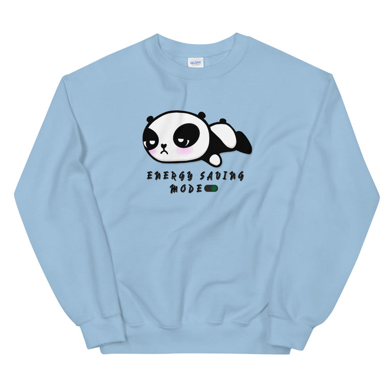 cute panda in energy saving mode Sweatshirt