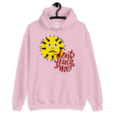 Don't touch me with angry face design hoodie