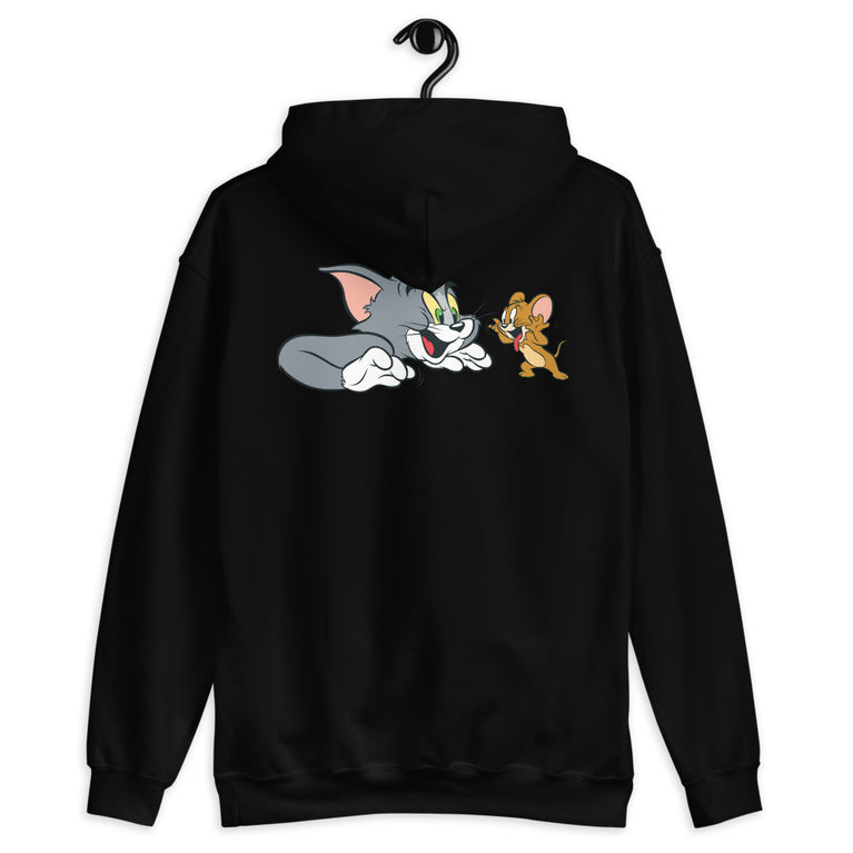 Crazy Tom and Jerry naughty Design Hoodie