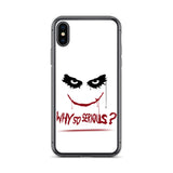 why so serious premium quality iPhone Case